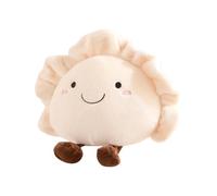 Générique Dumpling Plush - Realistic Food Stuffed Toy, Plush Dumpling Cushion, Kawaii Pillow with Squishy Texture, Home Bedroom Ornament, Display Collection for Playtime Naptime Travel