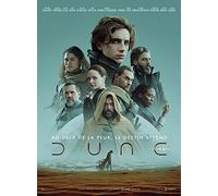 Générique DUNE Affiche de film ROULÉE - 40x54 cm - 2021 - Villeneuve, Timothée Chalamet