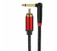 Générique Durabilité cordon à angle droit de 6.35mm, 6.35mm blindage du câble, sans interférence pour les connecteurs d ' amplificateurs de mélangeurs