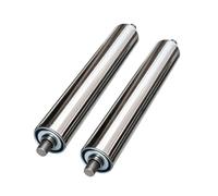 Générique Durable Galvanized Steel Conveyor Roller - Smooth Movement Rollers for Woodworking Roller Stands (700mm, 60x12x1.5mm) - Heavy-Duty, Rust-Resistant, High Performance