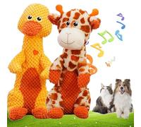 Générique Durachew Dog Toy, Chewanimal - Designed for Strong Chewers, Wowpetsmart for Heavy Chewers, Indestructible Pet Toys, Squeaky Stuffed Plushy Dog Toy (2PCS-B)
