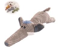 Générique Durachew Dog Toy, Durachew Designed for Strong Chewers, Wowpetsmart Invincible Chewanimals, for Large Small Dogs, Indestructible Chewanimal Dog Toy (Elephant)