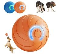 Générique Duraspin Dog Ball for Large Dogs,Interactive Automatic Rolling with Lights Alizure Dog Ball,Viral Duraspin Dogs Balls (Orange)