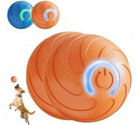 Générique Duraspins Dog Ball,Interactive Automatic Rolling with Lights Alizure Dog Ball,Dogballs That Moves on Its Own (Orange*2)