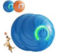 Générique Duraspins Dog Ball,Interactive Automatic Rolling with Lights Alizure Dog Ball,Dogballs That Moves on Its Own (Blue*2)
