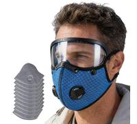 Générique Dust Face Cover With 10 Filters Reusable Anti UV Safety