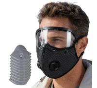 Générique Dust Face Covering Breathable Anti Fog Face with Filter