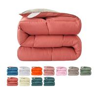 Générique Duvet 4 Seasons, Goose Down & Feather, Reversible, Quilted, Machine Washable, Warm & Cozy Comfort for Double Size, 180 x 220 cm