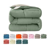 Générique Duvet 4 Seasons, Goose Down & Feather, Reversible, Quilted, Machine Washable, Warm & Cozy Comfort for Double Size, 180 x 220 cm
