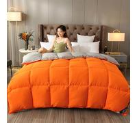 Générique Duvet 4 Seasons, Goose Down, Ultra Soft, Lightweight, Machine Washable Comforter for Winter and Summer, Double Size 180x220 cm, 4 kg
