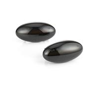 Générique Dynamiques LED Pour Citroen C1 C2 C3 C5 C6 Pour Jumpy Pour Peugeot 307 206 407 107 Clignotant Dynamique Feu De Position Latéral Séquentiel(Flowing water Black)