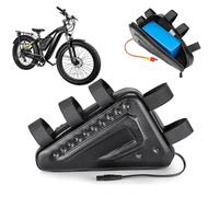 Générique E-Bike Charging Cable Port Accessory, Cycling Frame Container, | Weather-resistant Protective Enclosure Featuring A Wire Pass-through Designed For Safe Energy Storage And Transit Commuting