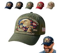 Générique Eagle - United States 250th Anniversary Hat, Adjustable Patriotic Baseball Cap with Bald Eagle,250 Anniversary USA Hat Unisex (3)
