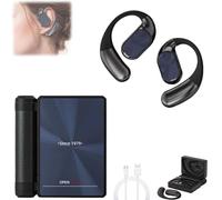 Générique Ear Buds - Dual Folding Design Bluetooth Earphones, Noise Isolating - Wireless Bluetooth 6.0, Waterproof and Sweatproof Wireless Earbuds, Makes a Great Electronic Gift (Black)