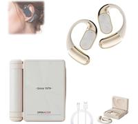 Générique Ear Buds - Dual Folding Design Bluetooth Earphones, Noise Isolating - Wireless Bluetooth 6.0, Waterproof and Sweatproof Wireless Earbuds, Makes a Great Electronic Gift (White)