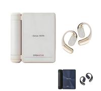 Générique Ear Buds-Headphones Bluetooth with Dual-Fold Design, 2025 New Dual Fold BT Earbuds Open Wireless 6.0, IPX5 Waterproof & Sweatproof for Gym/Running/Workout (White)