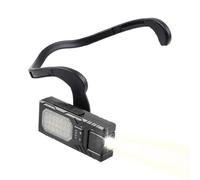 Générique Ear Mounted Flashlight - Small Rechargeable LED Head Light | For Walking Hiking Camping Cycling Fishing Working Vehicle Maintenance, Portable Hands-Free Torch Adjustable Headlamp Set