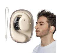 Générique Ear Piece Translator - Portable Open Ear Earbuds,Wireless Language Translatored, Open Air Headphones, AI Translator for Business Learning