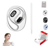 Générique Earbuds Translation, 2026 New AI Translation Open Ear Earbuds, Bluetooth 5.4 Noise Cancelling Headphones, 144 Languages for Travelers and Business (White)