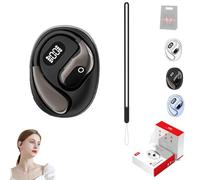 Générique Earbuds Translation, 2026 New AI Translation Open Ear Earbuds, Bluetooth 5.4 Noise Cancelling Headphones, 144 Languages for Travelers and Business (Black)