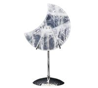 Générique Earthy Green Moss Agate Moon on Stand, Alloy Sphere Display Holder, Moon Shaped Small Crystal Display Stand for Home Office Desk Decoration