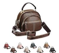 Générique Easiotward Crossbody Bag for women Classic Multifunctional Compartments Adjustable Wide Shoulder Strap Leather Crossbody Bag Durable Hands Free Convenience (2)