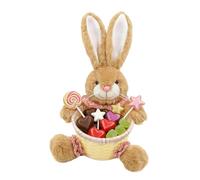 Générique Easter Basket | Holiday Rabbit Shaped Eggs Storage Container | Easter Eggs Container,for Kids Party Home Holiday Family Gatherings Food Snacks Chocolates Candies