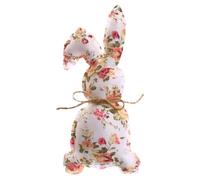 Générique Easter Bunny Decor - Rustic Tabletop Rabbit Doll | Collectible Desktop Tiered Shelf Trays | Stuffed Rabbit Figurines Spring Home Ornament for Wreath Wedding Indoor Outdoor Garden Use