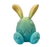 Générique Easter Bunny Decorations, 3D Printed Rabbit Decor, Easter Toy, Festive Spring Ornament, Cute Bunny and Egg Set, Home Living Room Bedroom Display, 3.46x2.56x2.24 inches