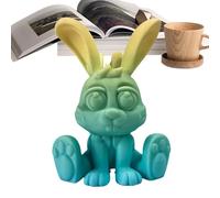 Générique Easter Bunny Decorations, 3D Printed Rabbit Decor, Easter Toy, Festive Spring Ornament, Cute Bunny and Egg Set, Home Living Room Bedroom Display, 3.46x2.56x2.24 inches