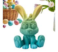 Générique Easter Bunny Eggs, Mechanical Hare, Festival Rabbit Figurine Toy, 3D Printed with Egg Feature, Reliable Motion Sensory Device, Garden Home with Modern Design, Living Room for Table