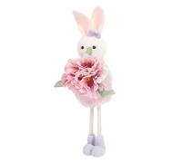 Générique Easter Bunny Figurines - 20g Polyester Cotton Decorative Rabbit Doll | Easter Tree Decorations for Home Party Tabletop Desktop Shower Fireplace Table Holiday Indoors
