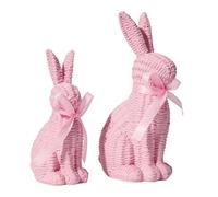 Générique Easter Bunny Figurines, Aesthetic Bunny Sculpture, Serenity with Modern Spring Tones, Compact Desktop Scale, Multi- Build with Hand-Crafted Style, Holiday for Living Rooms