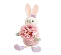 Générique Easter Bunny Figurines - Cute Decorative Rabbit Doll,Easter Tree Decorations | for Home Party Tabletop Desktop Shower Fireplace Table Holiday Indoors