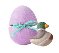 Générique Easter Egg Hunt Set - Fuzzy Creature Stuffed Doll | Colorful Felt Toy for Boys Girls, Spring Home Ornament, Soft Keepsake for Sofa Couch, Adorable Animal Character for Nursery Office Desk