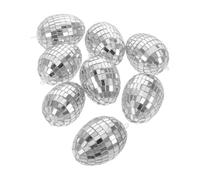 Générique Easter Egg Ornaments - 8 Pieces Spring Egg Decoration for Bookshelf, Centerpiece, Home, Offices, Table, Classroom, Party, Handcrafts and Photography, Lightweight Material, Seasonal Decor