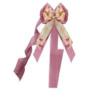 Générique Easter Egg Print Cabinet Ribbons, Spring Seasonal Decoration for Kitchen and Home, Colorful Festive Bows for Holiday Party, Decorative Cabinet Accents Bedroom Celebration Gathering