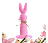 Générique Easter Fabric Bunnies | 27x13cm Rustic Stuffed Excellent Workmanship Rabbit Festival Basket Bowl Fillers - Suitable Present Farmhouse Easter Ornament for Wedding Spring