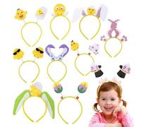 Générique Easter Hair Accessories, Easter Headbands, Easter Hair Clips, Easter Hair Bows, Easter Hair Ties, Easter Hairbands, 10x Hair Hoop Hair Headbands 17cm/6.69 Inches for Holiday Events