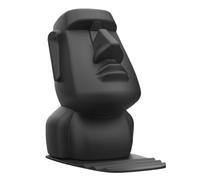 Générique Easter Island Statue Glasses Holder, Creative ABS Desktop Organizer 12.5x12.5x8.5cm, Multifunctional Phone And Tablet Stand, Coin Bank, Sunglasses Holder, Fun Stone Head Decor For Bedroom