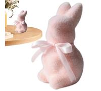 Générique Easter Moss Bunny, Covered Rabbit Figurine, Festive Statue, Spring Decoration for Living Room, Desktop, Tabletop, Shelf, TV Stand, Charming Easter Home Decor, 2.05x2.24x3.82 Inc