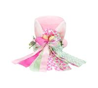Générique Easter Ornaments Tree Spring - Holiday Hat Home Decor, Bunny Egg Topper Indoor, Outdoor Living Room Desk Table | Tree Spring Holiday Hat Home Decor Easter Bunny Egg Tre Topper for Indoor
