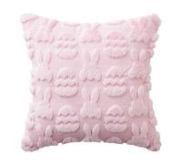 Générique Easter Pillow Covers, 45x45cm Rabbit Egg Pattern Throw Pillowcase, Soft Decorative Cushion Covers for Couch Sofa Home Living Room Bedroom, Holiday Farmhouse Indoor Accent Decor