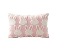 Générique Easter Throw Pillow Cover - Polyester, Pillow Case Decorative Bunny Design | Seasonal Home Accent Festive Cushion Cover, Spring Pillows Decor for Home, Apartment, Hotel, Garden Bench, Couch