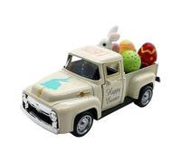 Générique Easter Truck Toy, Vintage Spring Design, Small Kids Play Truck with Bunny Egg Storage Feature, for Boys Girls Family Playroom Bedroom School Holiday Use, Farmhouse Travel Party