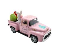 Générique Easter Truck - Zinc Alloy Eggs Bunny Vintage Spring | Cute Easter Toys Kids Trucks for Boys Girls Family Home Nursery Playroom Bedroom School Classroom Farmhouse Travel Holiday