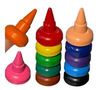 Générique Easy Grip Crayons - Washable Painting Crayons, Portable Coloring Pen | School Art Supplies Set, Boys Girls Kids Children Safe Drawing And Coloring Tool For Classroom Home