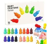 Générique Easy Grip Wax Coloring Crayons For Little Hands Easily Use