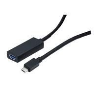 Cordon rallonge USB-C 3.1 Male vers USB-A Femelle 10m amplification électronique