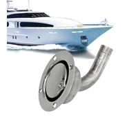 Générique Échappement De Coque Marine en Acier Inoxydable - Évent De Connecteur Révolutionnaire 135G pour Bateaux | Raccord D'évent Ďe Réservoir Đe Yacht Résistant À La, Accessoire D́e Sortie D̄e Gaz